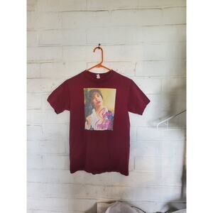 Vintage Selena Amor Prohibido Y2K/90 Single Stitch Alstyle Maroon/Burgundy Small